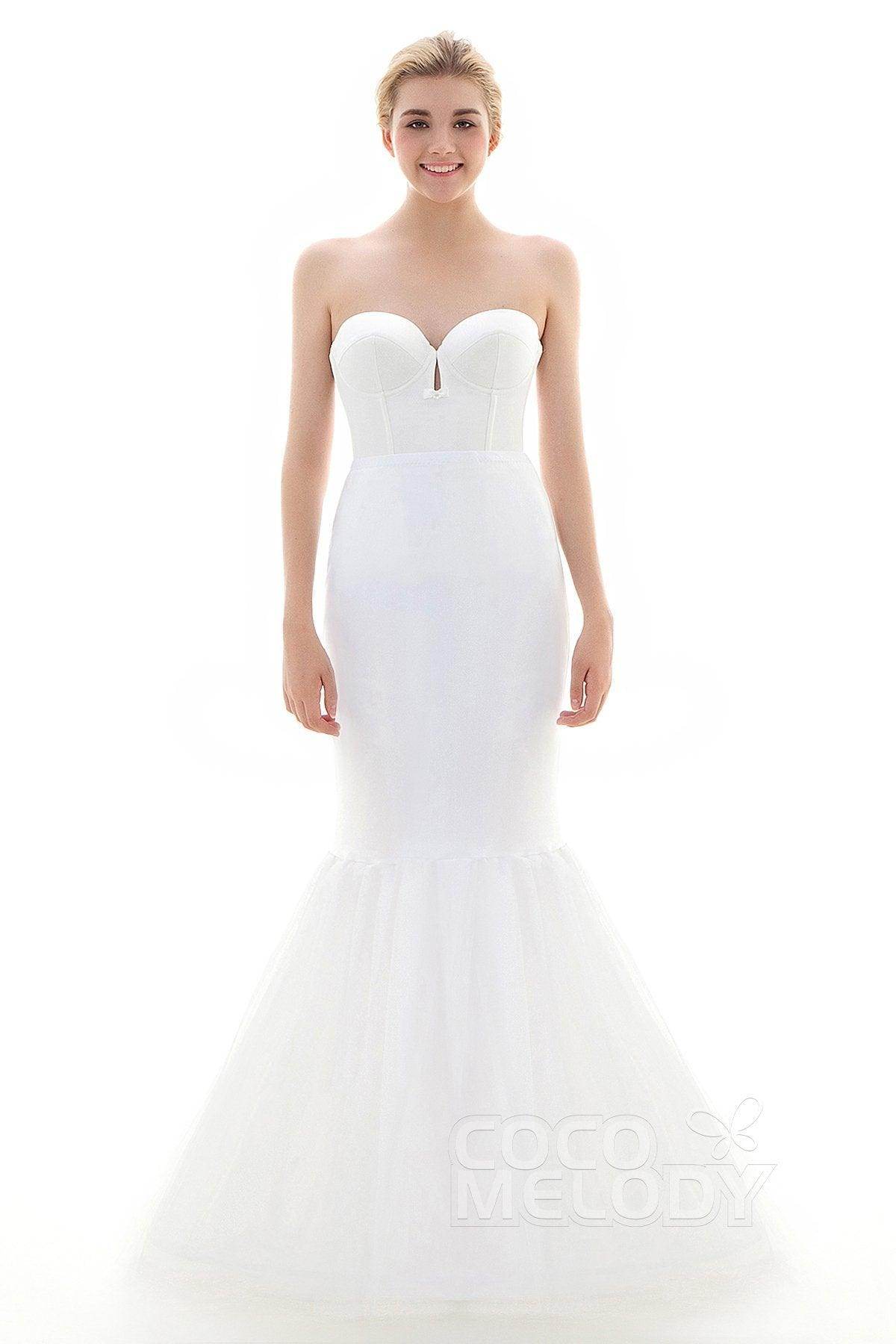 Mermaid Floor-Length 1 Hoop Wedding Petticoats CP0013003 - COCOMELODY